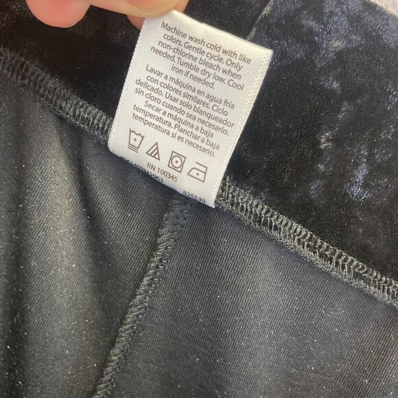 Serra Crushed Velvet Wide Leg Pants Womens XXL 20-22 Pull On Halloween Cat Witch - Picture 12 of 12